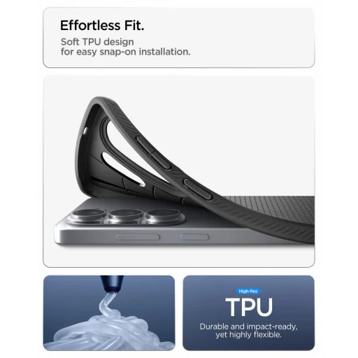 Puzdro na Samsung Galaxy S26 Ultra Spigen Liquid Air, Matná čierna - 8