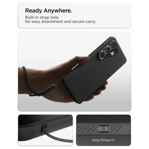 Samsung Galaxy S26 Ultra Spigen Liquid Air Mag Magsafe puzdro, čierne matné - 15