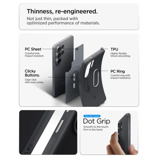 Samsung Galaxy S26 Ultra puzdro Spigen Nano Pop Mag Magsafe čierny sezam - 9