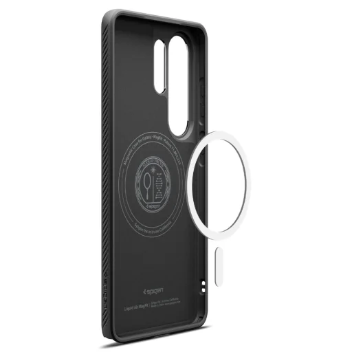 Samsung Galaxy S26 Ultra Spigen Liquid Air Mag Magsafe puzdro, čierne matné - 6