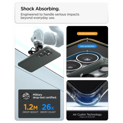 Samsung Galaxy S26 Ultra Spigen Liquid Air Mag Magsafe puzdro zelené - 12