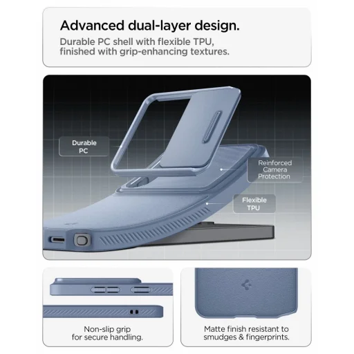 Samsung Galaxy S26 Ultra Spigen Optik Armor svetlomodré puzdro - 7