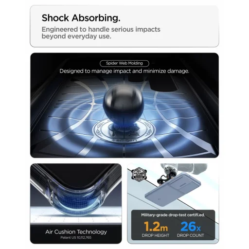 Samsung Galaxy S26 Ultra Spigen Optik Armor svetlomodré puzdro - 8