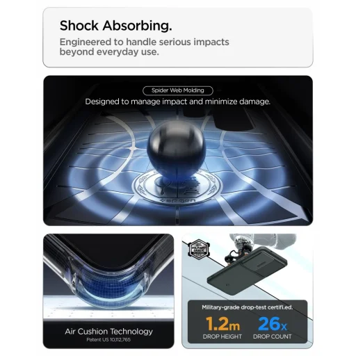 Samsung Galaxy S26 Ultra puzdro Spigen Optik Armor, zelené - 8