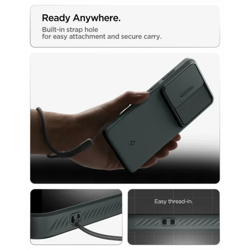 Samsung Galaxy S26 Ultra puzdro Spigen Optik Armor, zelené - 10