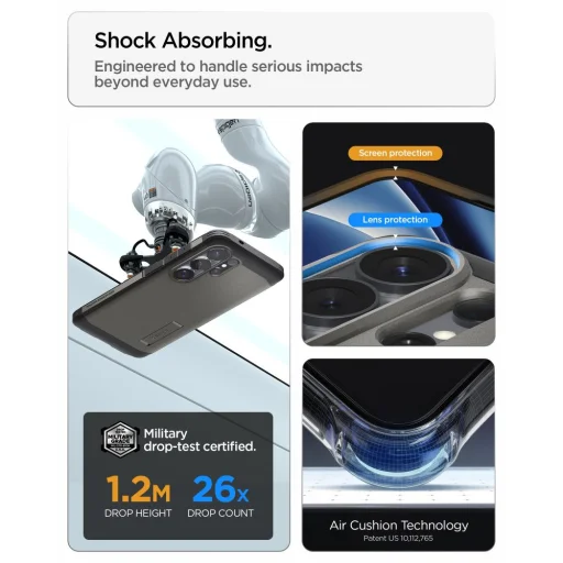 Samsung Galaxy S26 Ultra Spigen Tough Armor Mag Magsafe puzdro sivé - 11