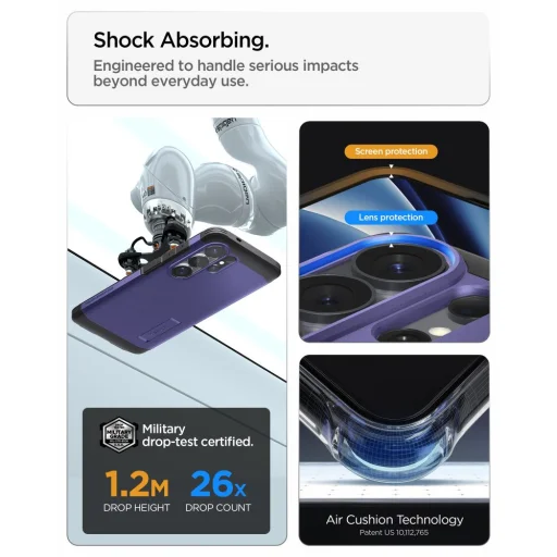 Samsung Galaxy S26 Ultra Spigen Tough Armor Mag Magsafe puzdro čierne fialové - 11