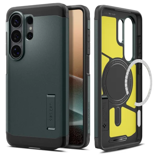 Samsung Galaxy S26 Ultra Spigen Tough Armor Mag MagSafe puzdro zelené - 2