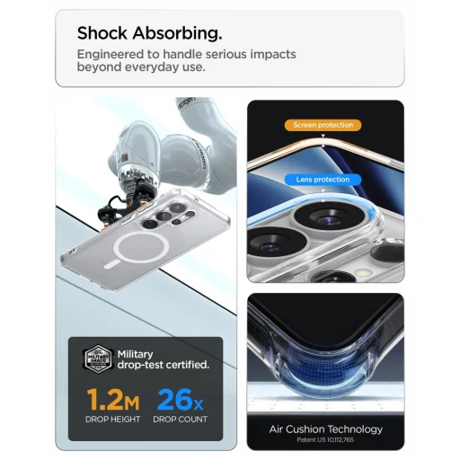 Samsung Galaxy S26 Ultra Spigen Ultra Hybrid Mag Magsafe priehľadný/biely obal - 11