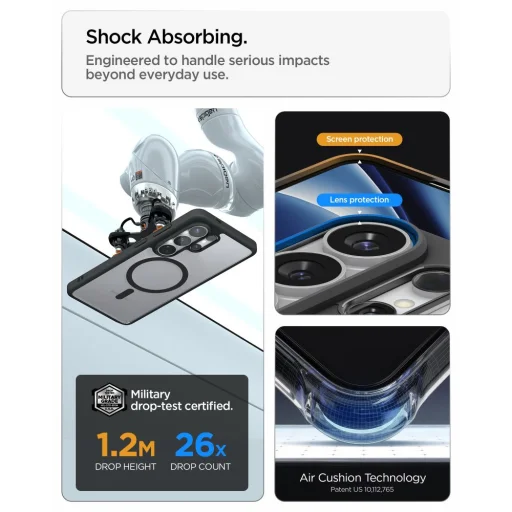 Samsung Galaxy S26 Ultra Spigen Ultra Hybrid Mag Magsafe puzdro Matte Black / Čierna matná - 11