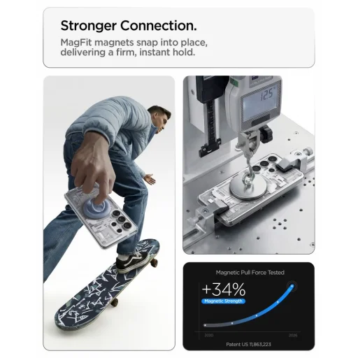 Samsung Galaxy S26 Ultra Spigen Ultra Hybrid Mag Magsafe Zero One Biele puzdro - 10