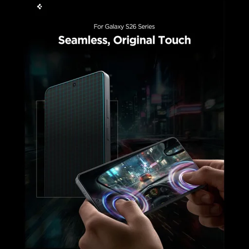 Samsung Galaxy S26+ Plus Priehľadné Spigen Glas.tr "ez Fit Pro" Tvrdené sklo - 10