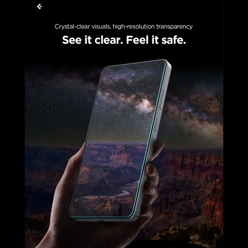 Samsung Galaxy S26+ Plus Priehľadné Spigen Glas.tr "ez Fit Pro" Tvrdené sklo - 11