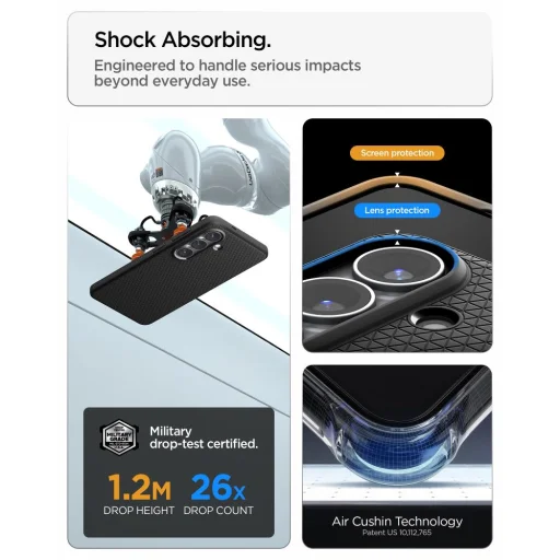 Samsung Galaxy S26 Spigen Liquid Air Mag Magsafe puzdro, čierne matné - 10