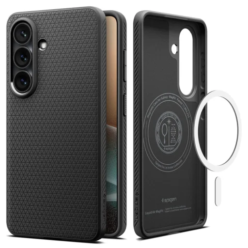 Samsung Galaxy S26 Spigen Liquid Air Mag Magsafe puzdro, čierne matné - 2