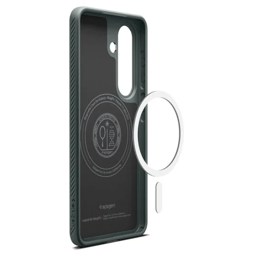 Samsung Galaxy S26 Plus Spigen Liquid Air Mag Magsafe puzdro Abyss zelená - 4