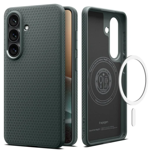 Samsung Galaxy S26 Plus Spigen Liquid Air Mag Magsafe puzdro Abyss zelená - 2
