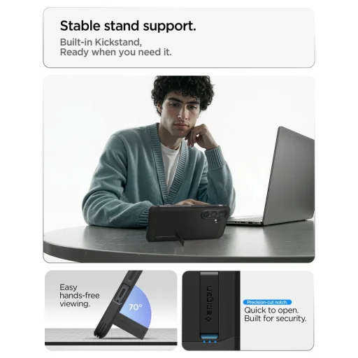 Samsung Galaxy S26+ Plus Spigen Tough Armor Mag Magsafe puzdro čierne - 9