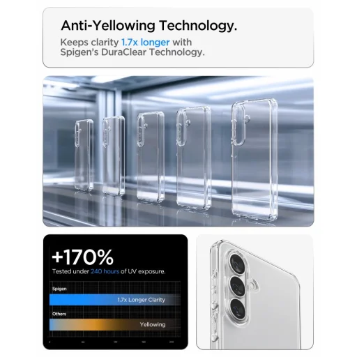 Puzdro Spigen Ultra Hybrid Crystal Clear pre Samsung Galaxy S26 - 7