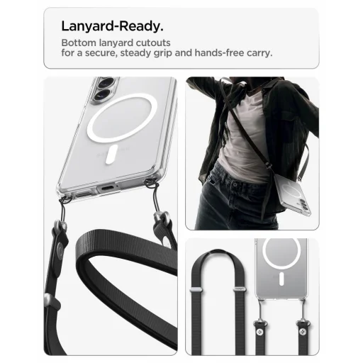 Samsung Galaxy S26 Spigen Ultra Hybrid Mag Magsafe puzdro priehľadné/biele - 13