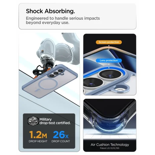 Samsung Galaxy S26 Spigen Ultra Hybrid Mag Magsafe puzdro modré - 11