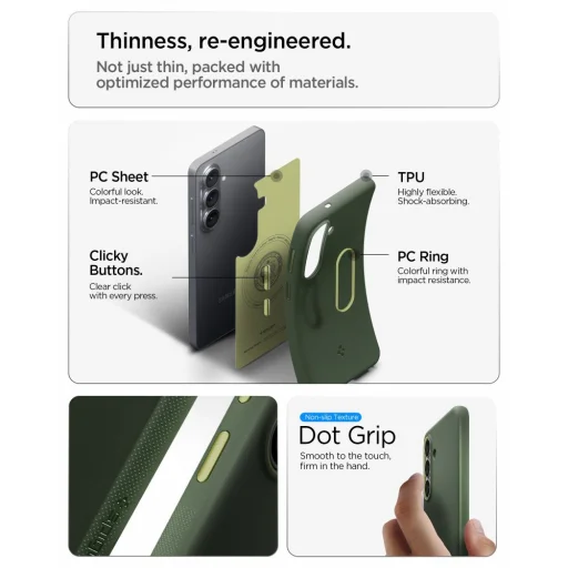 Samsung Galaxy S26 Spigen Nano Pop Mag Magsafe puzdro Avo zelená - 9