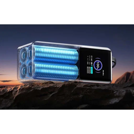 Powerbanka 20000mAh Ugreen PB726 USB + USB-C, 165W, vstavaný kábel (sivá) - 10