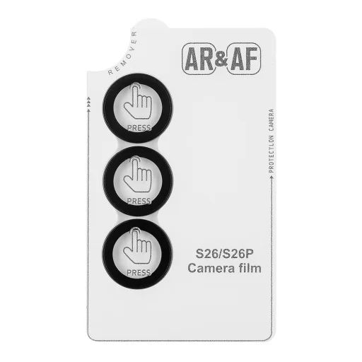 Samsung Galaxy S26 čierne OBAL:ME ochranné sklo na šošovku - 3