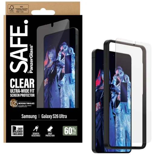 Samsung Galaxy S26 Ultra ochranné sklo SAFE by PanzerGlass ochrana displeja - 4
