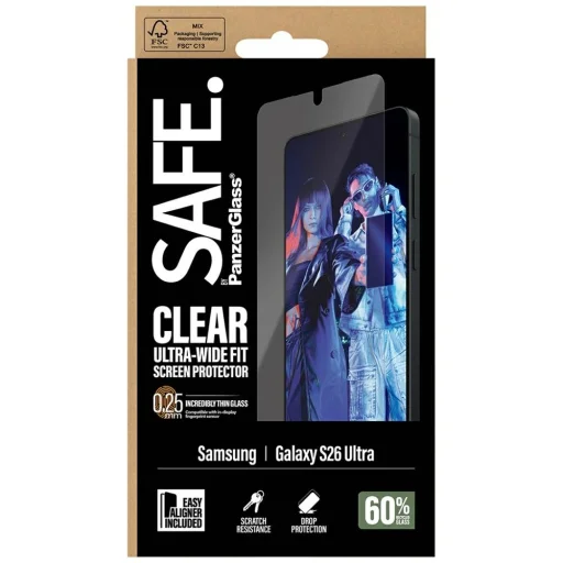 Samsung Galaxy S26 Ultra ochranné sklo SAFE by PanzerGlass ochrana displeja - 6