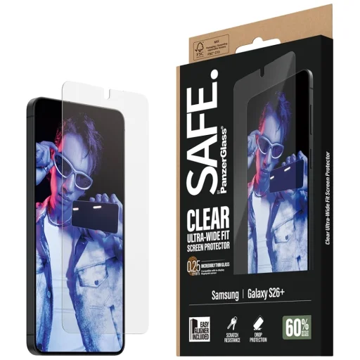 Samsung Galaxy S26+ SAFE by PanzerGlass tvrdené sklo - 5