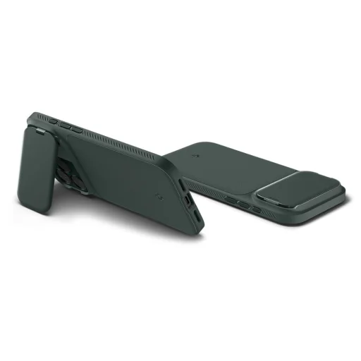 iPhone 17 Pro Max Spigen Optik Armor Mag Magsafe puzdro - Zelené - 6
