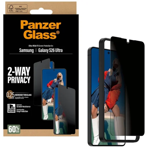 Samsung Galaxy S26 Ultra SAFE by PanzerGlass Ultra-Wide Fit EasyAligner ochranné sklo - 5