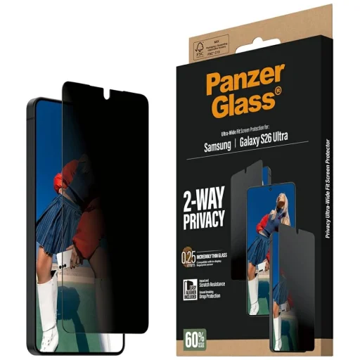 Samsung Galaxy S26 Ultra SAFE by PanzerGlass Ultra-Wide Fit EasyAligner ochranné sklo - 6