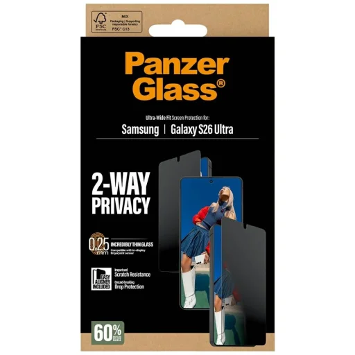 Samsung Galaxy S26 Ultra SAFE by PanzerGlass Ultra-Wide Fit EasyAligner ochranné sklo - 7