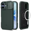 iPhone 17 Spigen Optik Armor Mag Magsafe puzdro - Abyss zelená thumbnail