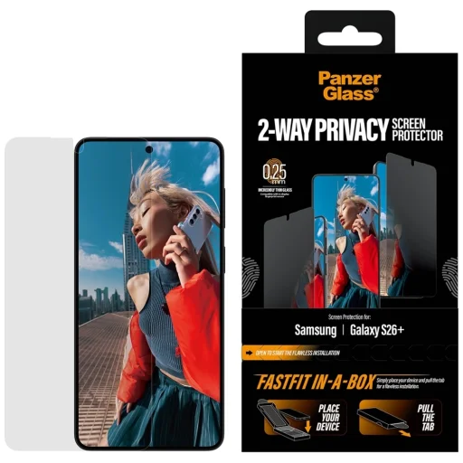 Samsung Galaxy S26+ SAFE by PanzerGlass Ultra-Wide Fit FastFit ochranné sklo - 1