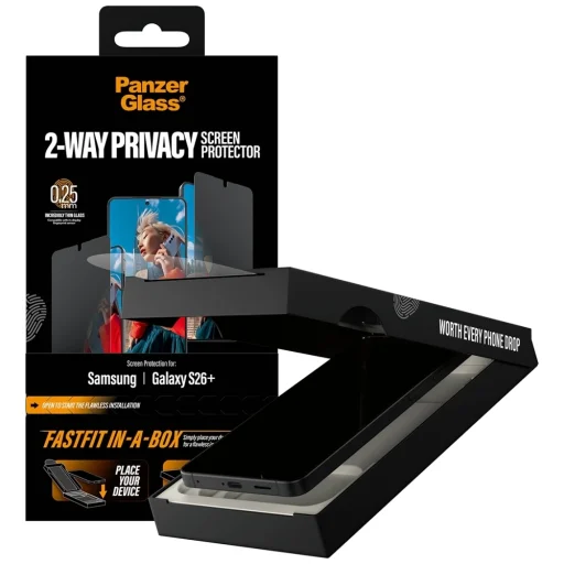 Samsung Galaxy S26+ SAFE by PanzerGlass Ultra-Wide Fit FastFit ochranné sklo - 5