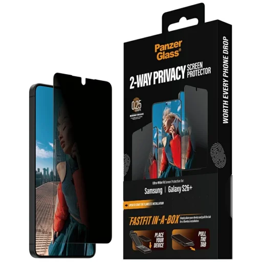 Samsung Galaxy S26+ SAFE by PanzerGlass Ultra-Wide Fit FastFit ochranné sklo - 6