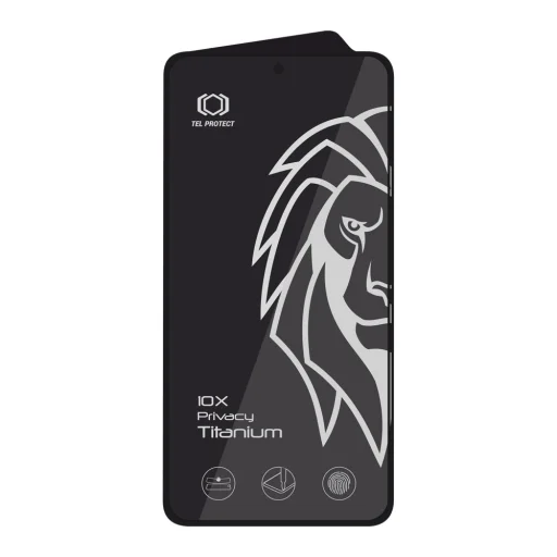 Samsung Galaxy S26 Plus Tel Protect 10X Privacy Titanium tvrdené sklo (s odomykaním odtlačkom prsta) - 3