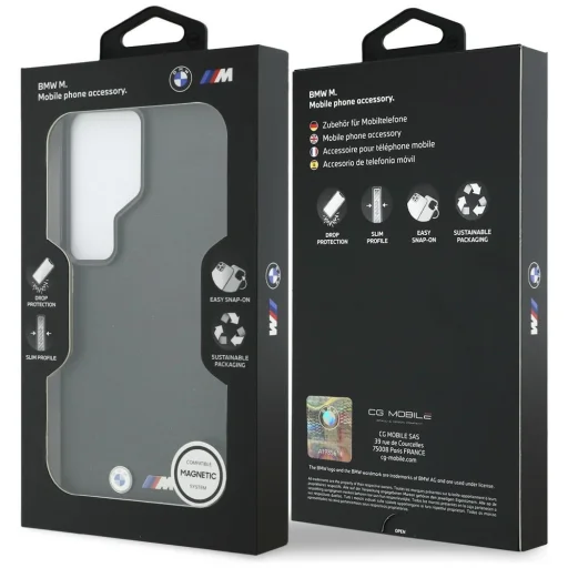 Samsung Galaxy S26 Ultra BMW M Metal Logo MagSafe puzdro čierne - 8