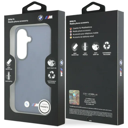 Samsung Galaxy S26 BMW M Metal Logo MagSafe puzdro modré - 8