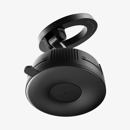 Magsafe Spigen Mft36 Vacuumlock Magnetický držiak na telefón do auta na palubnú dosku čierny - 4