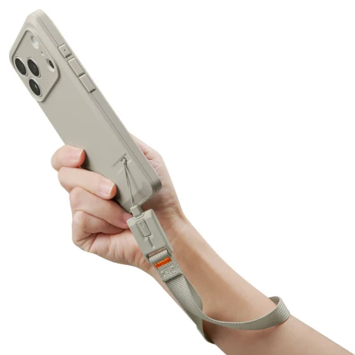 Spigen DA30S-LS Pútko na zápästie, béžové - 5