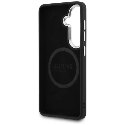 Samsung Galaxy S26 Guess puzdro s embosovaným trojuholníkovým logom a MagSafe krúžkom čierne - 7
