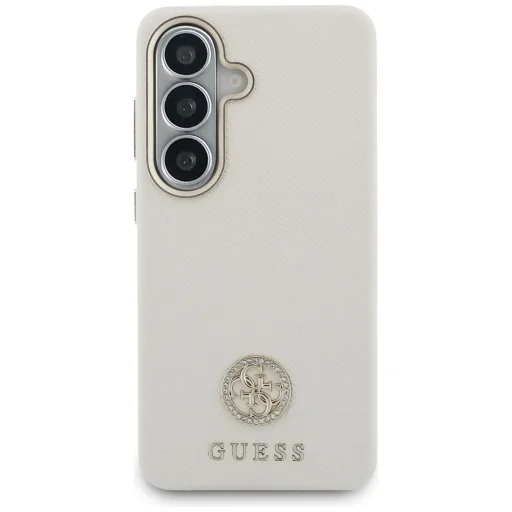 Samsung Galaxy S26 Plus Guess Rhinestone Round Logo MagSafe kryt béžový - 3