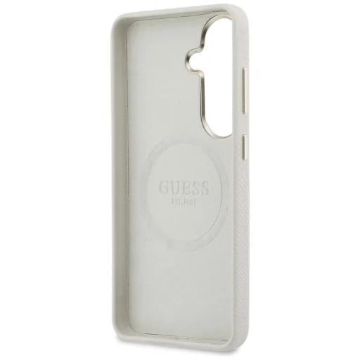 Samsung Galaxy S26 Plus Guess Rhinestone Round Logo MagSafe kryt béžový - 7
