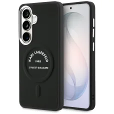 Samsung Galaxy S26 Plus Karl Lagerfeld Embossed Ring RSG Logo MagSafe puzdro čierne