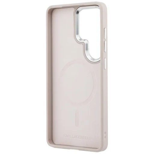 Samsung Galaxy S26 Ultra tok Karl Lagerfeld Domborított Gyűrű RSG Logo MagSafe tok rózsaszín - 7