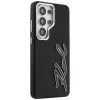 Samsung Galaxy S26 Ultra Karl Lagerfeld Grained Signature Metal Resin Logo čierny kryt thumbnail